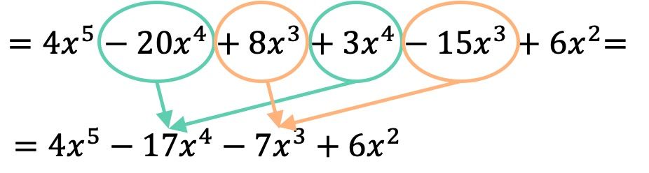 multiplicacion de polinomios por polinomios