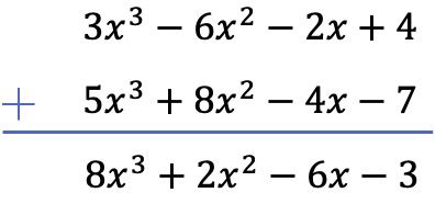 resta de polinomios ejercicios resueltos paso a paso