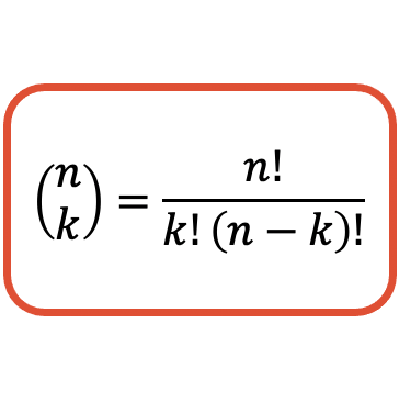 formula del numero combinatorio