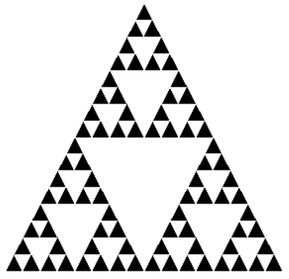triangulo de sierpinski a partir del triangulo de tataglia o de pascal