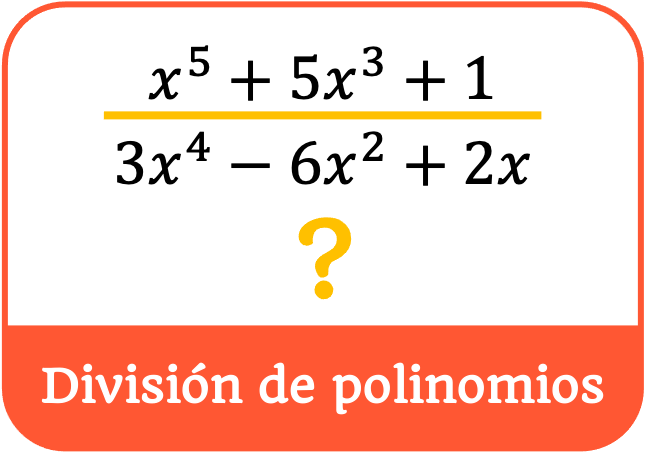 división de polinomios