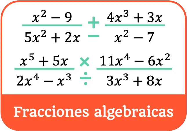 fracciones algebraicas