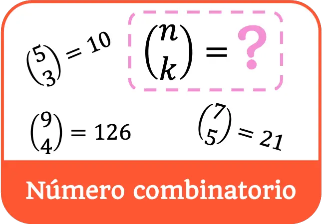 número combinatorio o coeficiente binomial