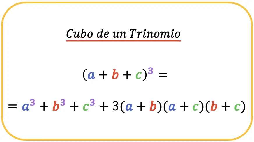 trinomio homogeneo al cubo